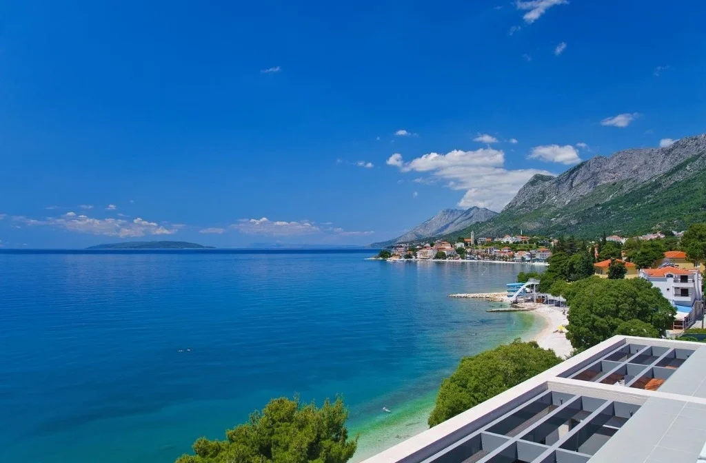 Kroatien Hote Gradac Hotel Saudade Aussicht