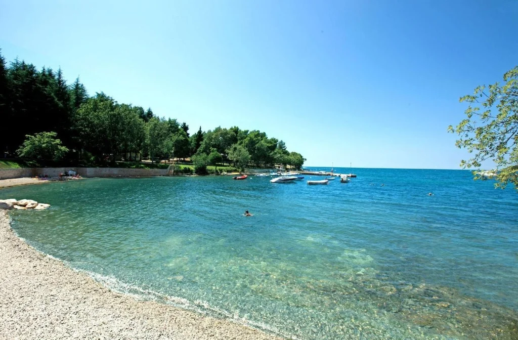 Porec Istrien Plava Laguna Hotel Mediteran Strand